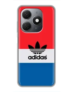 Чехол для TECNO Spark 20 с картинкой «Adidas Retro Block»