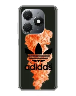 Чехол для TECNO Spark 20 с картинкой «Adidas Classic White»