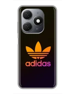 Чехол для TECNO Spark 20 с картинкой «Градиент Adidas»