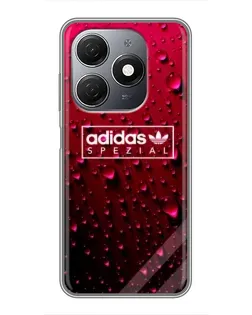 Чехол для TECNO Spark 20 с картинкой «Adidas Gold Marble»