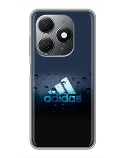 Чехол для TECNO Spark 20 с картинкой «Adidas Water Drops»