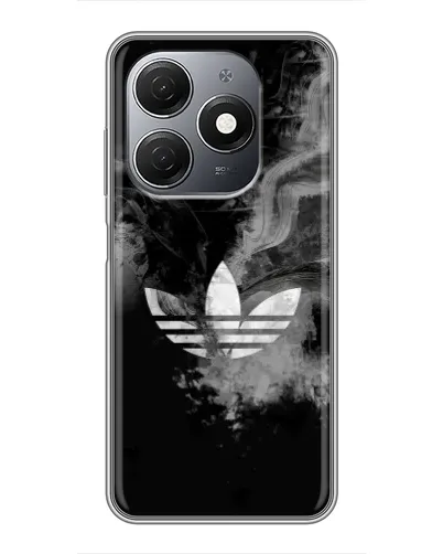 Чехол для TECNO Spark 20 с картинкой «Абстрактный дым Adidas»