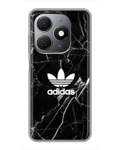 Чехол для TECNO Spark 20 с картинкой «Белый мрамор Adidas»