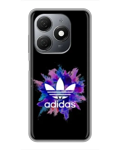 Чехол для TECNO Spark 20 с картинкой «Взрыв красок Adidas»