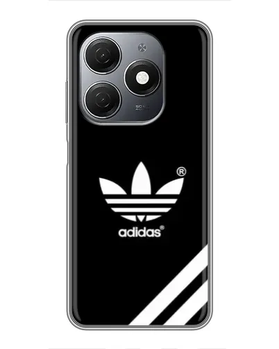 Чехол для TECNO Spark 20 с картинкой «Adidas с диагональными полосами»