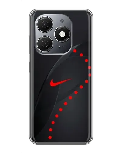 Чехол для TECNO Spark 20 с картинкой «Абстрактный дизайн Nike»