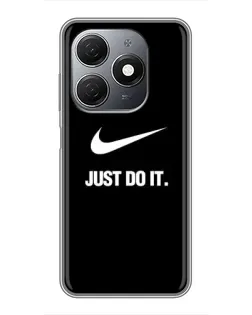 Чехол для TECNO Spark 20 с картинкой «Классический принт Nike»