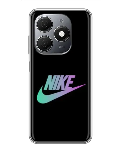 Чехол для TECNO Spark 20 с картинкой «Nike — городская ночь»