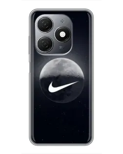 Чехол для TECNO Spark 20 с картинкой «Nike в стиле граффити»