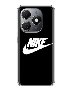Чехол для TECNO Spark 20 с картинкой «Мазки краски Nike»