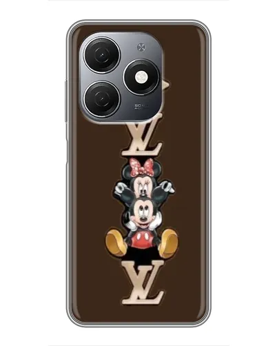Чехол для TECNO Spark 20 с картинкой «LV и Микки Маус»