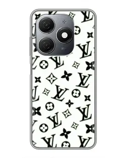 Чехол для TECNO Spark 20 с картинкой «Монохромный хаос LV»