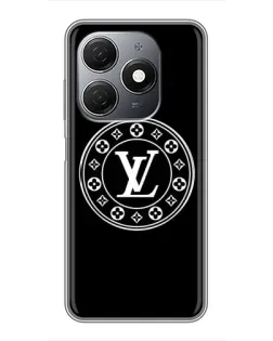 Чехол для TECNO Spark 20 с картинкой «LV — печать стиля»