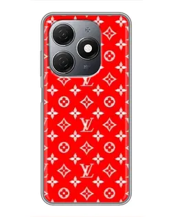 Чехол для TECNO Spark 20 с картинкой «Яркий паттерн LV»