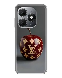 Чехол для TECNO Spark 20 с картинкой «Красное яблоко LV»