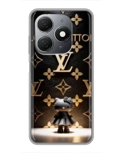 Чехол для TECNO Spark 20 с картинкой «Монограмма с фигурой»