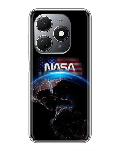 Чехол для TECNO Spark 20 с картинкой «Земля из космоса NASA»