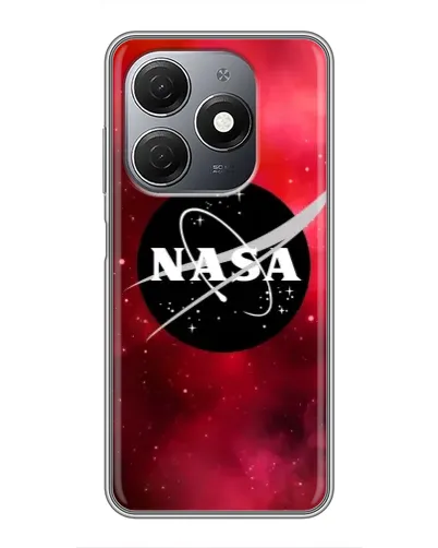 Чехол для TECNO Spark 20 с картинкой «NASA — красная туманность»