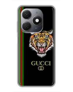 Чехол для TECNO Spark 20 с картинкой «Тигр Gucci»