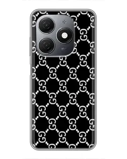Чехол для TECNO Spark 20 с картинкой «Gucci — сетчатый паттерн»