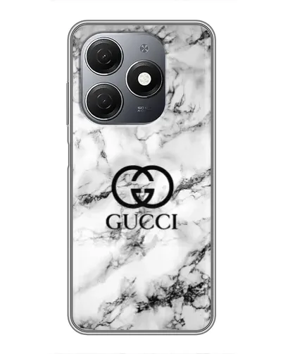 Чехол для TECNO Spark 20 с картинкой «Gucci — мраморный шик»
