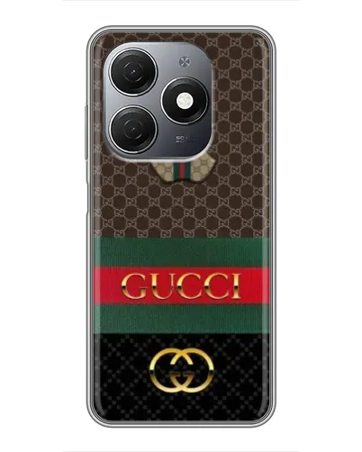 Чехол для TECNO Spark 20 с картинкой «Gucci — брендированный десерт»