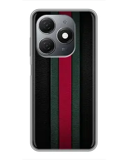 Чехол для TECNO Spark 20 с картинкой «Gucci — неоновая линия»