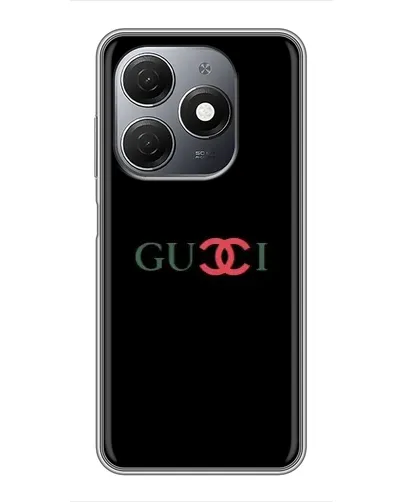 Чехол для TECNO Spark 20 с картинкой «Gucci — красный градиент»