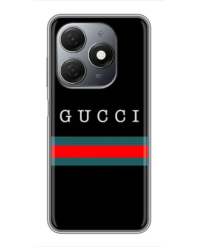 Чехол для TECNO Spark 20 с картинкой «Gucci — красный пояс»
