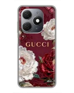 Чохол для TECNO Spark 20 з картинкою «Gucci — бордові троянди» Чохол для TECNO Spark 20 з картинкою «Gucci — бордові троянди»