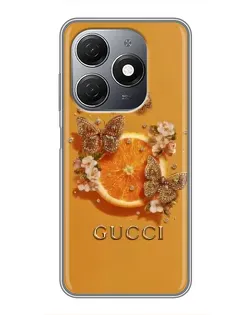 Чохол для TECNO Spark 20 з картинкою «Gucci — золоті метелики» Чохол для TECNO Spark 20 з картинкою «Gucci — золоті метелики»