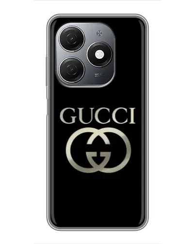 Чохол для TECNO Spark 20 з картинкою «Gucci — золото на чорному» Чохол для TECNO Spark 20 з картинкою «Gucci — золото на чорному»