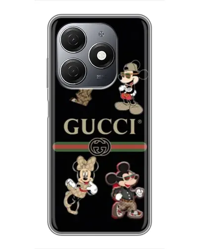 Чохол для TECNO Spark 20 з картинкою «Gucci — герої Disney та монограма» Чохол для TECNO Spark 20 з картинкою «Gucci — герої Disney та монограма»