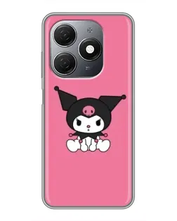 Чехол для TECNO Spark 20 с картинкой «Хмурая Kuromi»