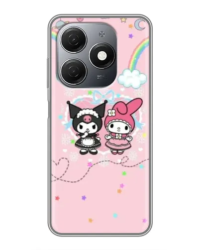 Чохол для TECNO Spark 20 з картинкою «My Melody та Kuromi»