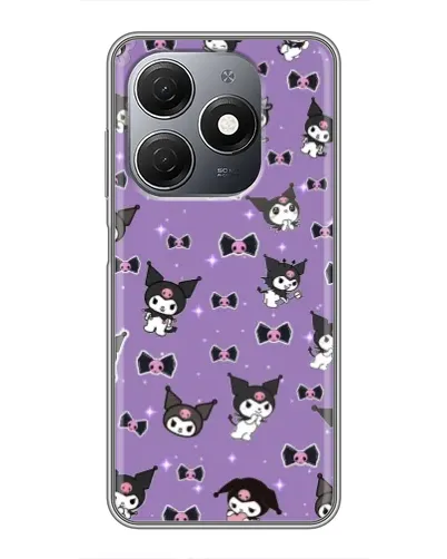 Чохол для TECNO Spark 20 з картинкою «Kuromi — патерн»