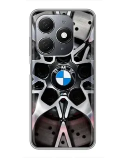 Чехол для TECNO Spark 20 с картинкой «BMW — деталь диска»
