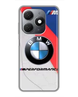 Чехол для TECNO Spark 20 с картинкой «BMW Performance стиль»