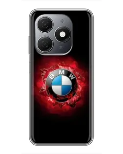 Чохол для TECNO Spark 20 з картинкою «Логотип BMW — спалах»