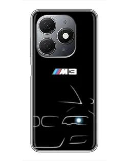 Чохол для TECNO Spark 20 з картинкою «Мінімалістичний принт BMW M3»
