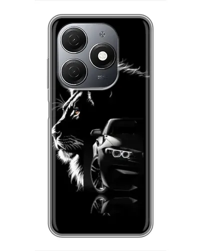 Чохол для TECNO Spark 20 з картинкою «BMW та лев» Чохол для TECNO Spark 20 з картинкою «BMW та лев»