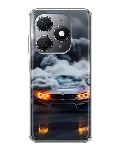 Чохол для TECNO Spark 20 з картинкою «BMW у диму» Чохол для TECNO Spark 20 з картинкою «BMW у диму»