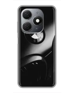 Чохол для TECNO Spark 20 з картинкою «Емблема BMW — макро»