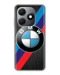 Чохол для TECNO Spark 20 з картинкою «BMW M-stripes стиль»