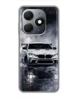 Чохол для TECNO Spark 20 з картинкою «BMW крізь туман»