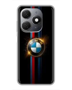 Чохол для TECNO Spark 20 з картинкою «BMW M-Power неон»
