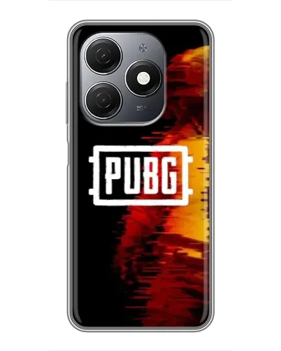 Чехол для TECNO Spark 20 с картинкой «Яркий логотип PUBG»