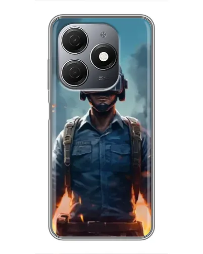 Чехол для TECNO Spark 20 с картинкой «PUBG — реалистичный герой» Чехол для TECNO Spark 20 с картинкой «PUBG — реалистичный герой»