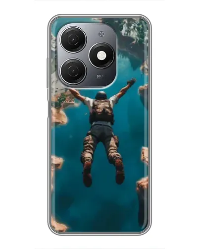 Чехол для TECNO Spark 20 с картинкой «PUBG — свободное падение» Чехол для TECNO Spark 20 с картинкой «PUBG — свободное падение»