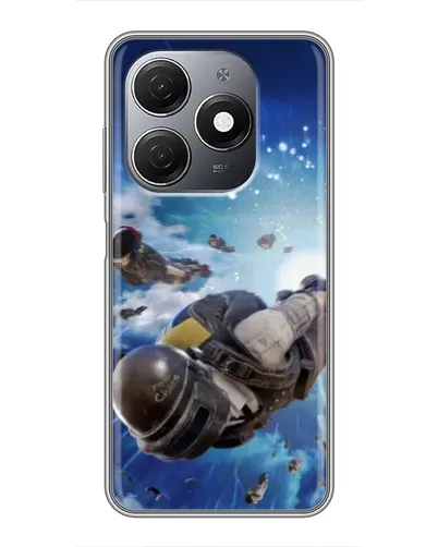 Чехол для TECNO Spark 20 с картинкой «Десант PUBG — прыжок» Чехол для TECNO Spark 20 с картинкой «Десант PUBG — прыжок»